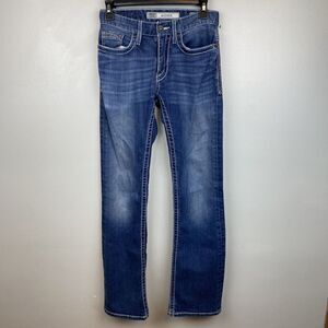 BKE jeans women's 27x31 blue Stonewash Aiden bootleg